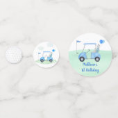 ホールインワンゴルフファースト誕生日パーティー コンフェッティ (裏面)