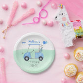 ホールインワンゴルフファースト誕生日パーティー ペーパープレート (パーティー)