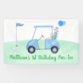 ホールインワンゴルフファースト誕生日パーティー 横断幕 (横)