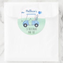 ホールインワンゴルフファースト誕生日 ラウンドシール