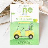 ホールインワンゴルフファースト誕生日 招待状