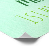 ホールインワンゴルフファースト誕生日Par-Tee Welcome ポスター (角)