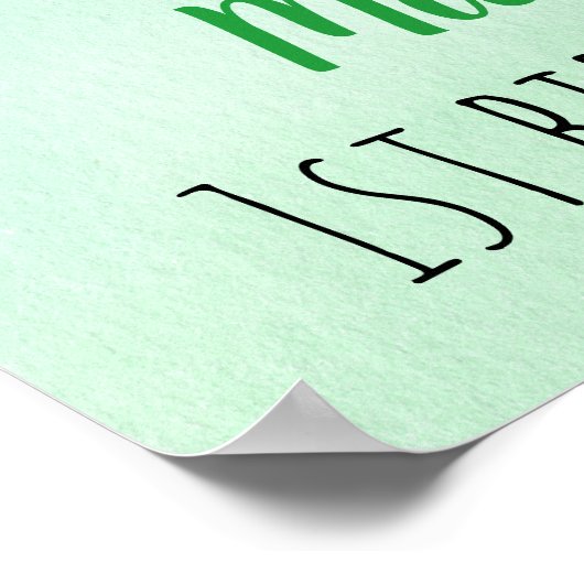 ホールインワンゴルフファースト誕生日Par-Tee Welcome ポスター (角)