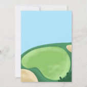 ホールインワンゴルフボーイファースト誕生日パー – ティーインヴィータ 招待状 (裏面)