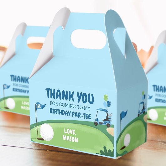ホールインワンゴルフボーイファースト誕生日パー – ティー フェイバーボックス