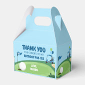 ホールインワンゴルフボーイファースト誕生日パー – ティー フェイバーボックス (正面サイド)