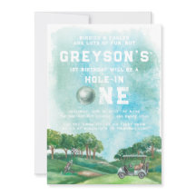 ホールインワンゴルフボーイファースト誕生日パー – ティー