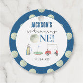 ホールインワンゴルフボーイ誕生日 フェイバータグ (正面)