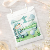 ホールインワンゴルフボーイ1stパーティー誕生日 フェイバーバッグ (クリップ留めされた状態)