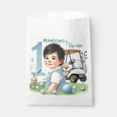 ホールインワンゴルフボーイ1stパーティー誕生日 フェイバーバッグ (正面)
