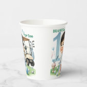 ホールインワンゴルフボーイ1stパーティー誕生日 紙コップ (左)