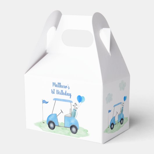 ホールインワンゴルフ誕生日パルティー フェイバーボックス (正面サイド)