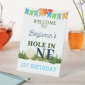 ホールインワンゴルフ誕生日パー – ティー第1誕生日 台座サイン (インサイチュ)