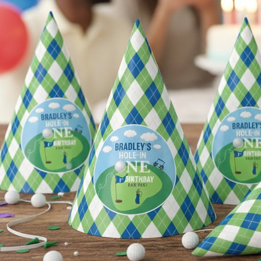 ホールインワンゴルフ1回目の誕生日 パーティーハット