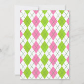 ホールインワンゴルフ1stバースデーパーティー招待状 招待状 (裏面)