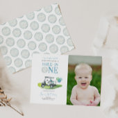 ホールインワンゴルフ1stバースデーフォト招待状 招待状