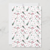 ホールインワンドードルゴルフファースト誕生日招待状 招待状 (裏面)