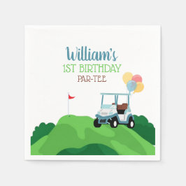 ホールインワンパーティー 1歳の誕生日パーティー スタンダードカクテルナプキン