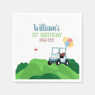 ホールインワンパーティー 1歳の誕生日パーティー スタンダードカクテルナプキン