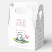 ホールインワンピンクゴルフテーマ誕生日お願いボックス フェイバーボックス (オープン)