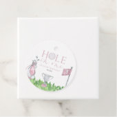 ホールインワンピンクゴルフ1st誕生日パーティー フェイバータグ (インサイチュ)