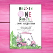 ホールインワンファーストゴルフ誕生日パルティー 招待状