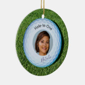 ホールインワンフォトサイン入りゴルフボール セラミックオーナメント (右)