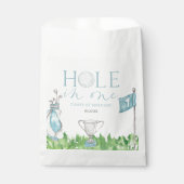 ホールインワンブルーゴルフ1st誕生日パーティー フェイバーバッグ (正面)