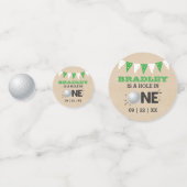 ホールインワンボーイズゴルフ1stバースデーパーティー コンフェッティ (正面)