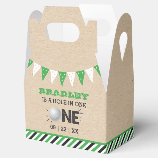 ホールインワンボーイズゴルフ1stバースデーパーティー フェイバーボックス (オープン)
