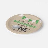 ホールインワンボーイズゴルフ1stバースデーパーティー ペーパープレート (アングル)