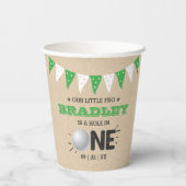 ホールインワンボーイズゴルフ1stバースデーパーティー 紙コップ (裏面)