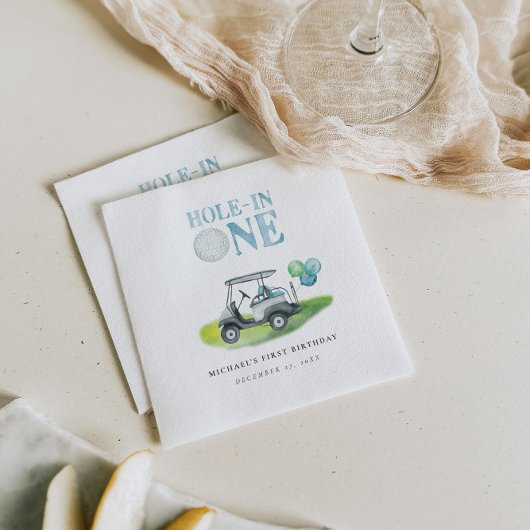 ホールインワンミニゴルフパーティー スタンダードカクテルナプキン