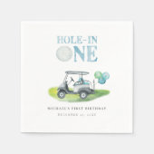 ホールインワンミニゴルフパーティー スタンダードカクテルナプキン (正面)