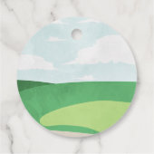 ホールインワンラウンドラベル、ゴルフありがとう フェイバータグ (裏面)