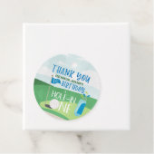 ホールインワンラウンドラベル、ゴルフありがとう フェイバータグ (インサイチュ)