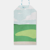 ホールインワン誕生日メッセージカードゴルフ ギフトタグ (裏面)