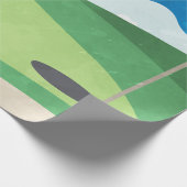 ホールインワン誕生日包装紙、ゴルフ ラッピングペーパー (角)