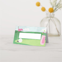 ホールインワン誕生日座席表ガールゴルフ プレイスカード