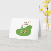 ホールインワン カード (黄色い花)