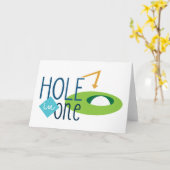 ホールインワン カード (黄色い花)