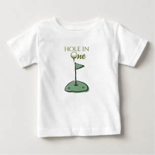 ホールインワン ボーイ 初めての誕生日 ベビーTシャツ
