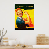 ホールカスタムにヴィンテージ顔のロージー ポスター (キッチン)