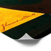 ホールカスタムにヴィンテージ顔のロージー ポスター (角)