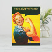 ホールカスタムにヴィンテージ顔のロージー 招待状 (スタンド正面)