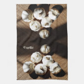 ホールクローブホワイトニンニク キッチンタオル (縦)