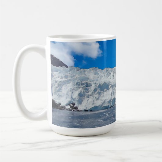 ホールゲート氷河 – 15オンス。マグ コーヒーマグカップ (左)