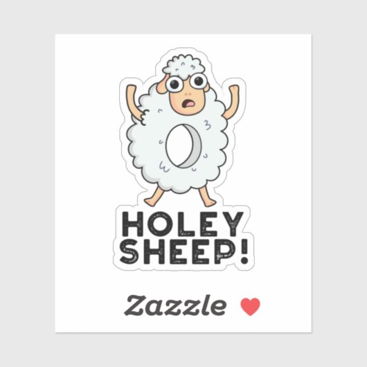ホールシー Sheep 面白い動物のしゃれ  （ ホールシー Sheep おもしろいどうぶつのしゃれ シール (シート)