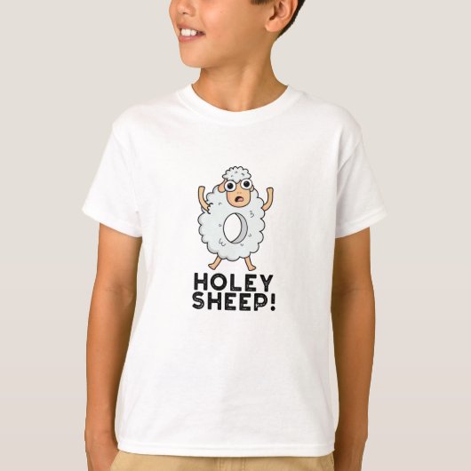 ホールシー Sheep 面白い動物のしゃれ ( ホールシー Sheep おもしろいどうぶつのしゃれ Tシャツ (正面)