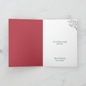 ホールズ·ホワイトダック·クリスマス カード (内部)